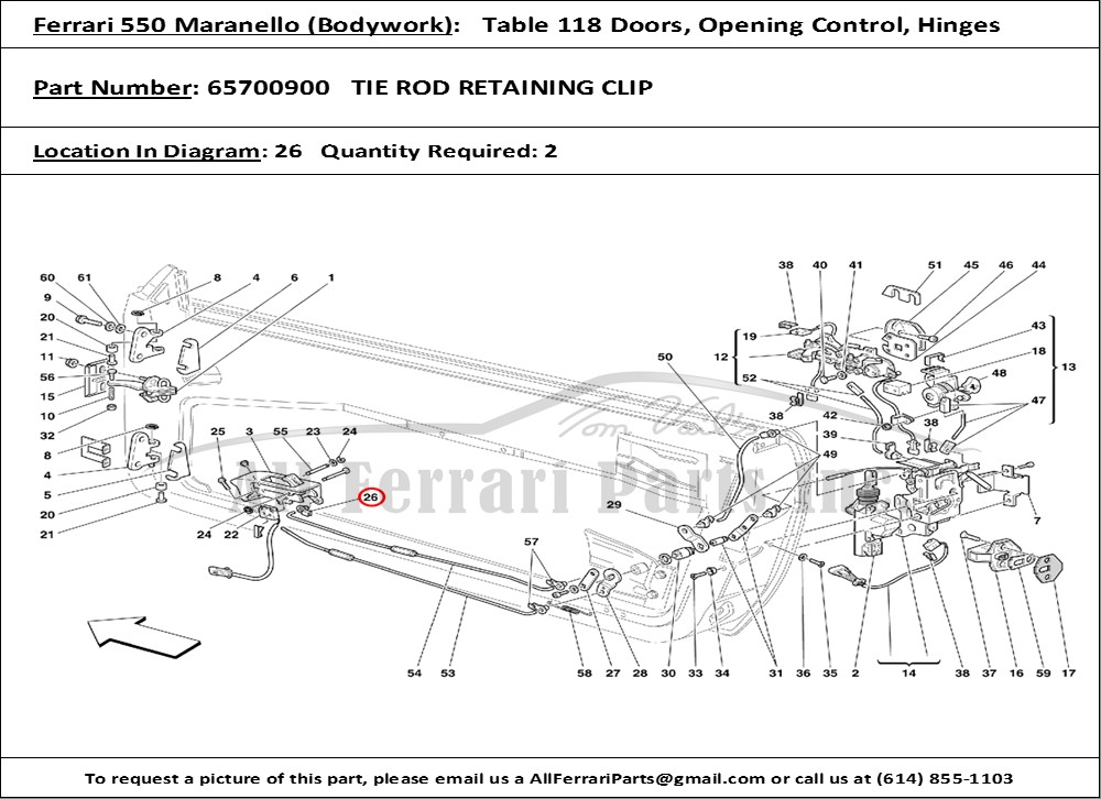 Ferrari Part 65700900