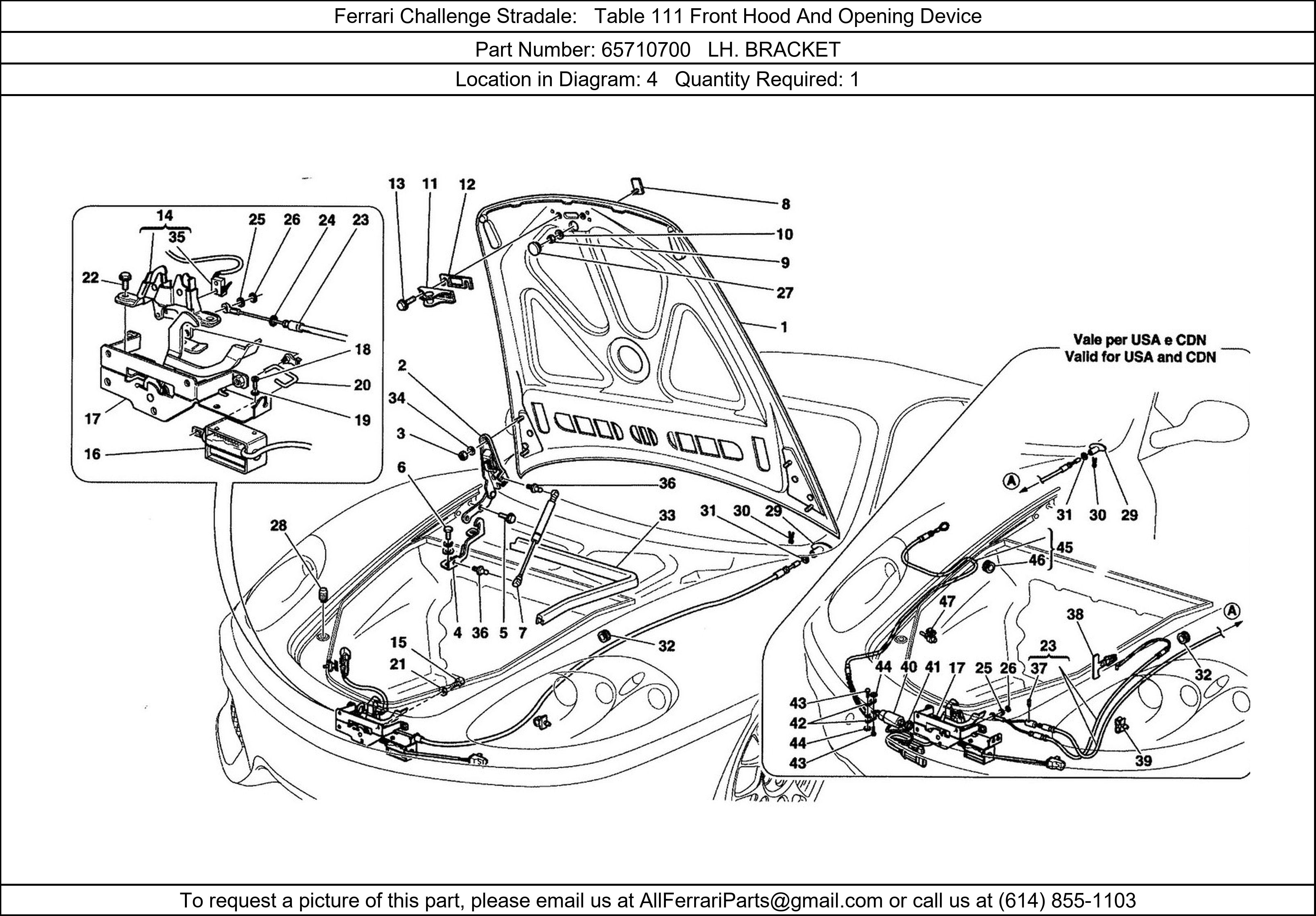 Ferrari Part 65710700