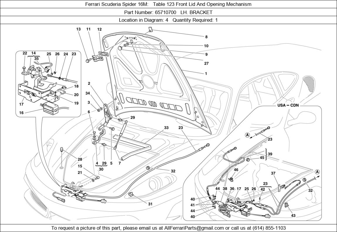 Ferrari Part 65710700