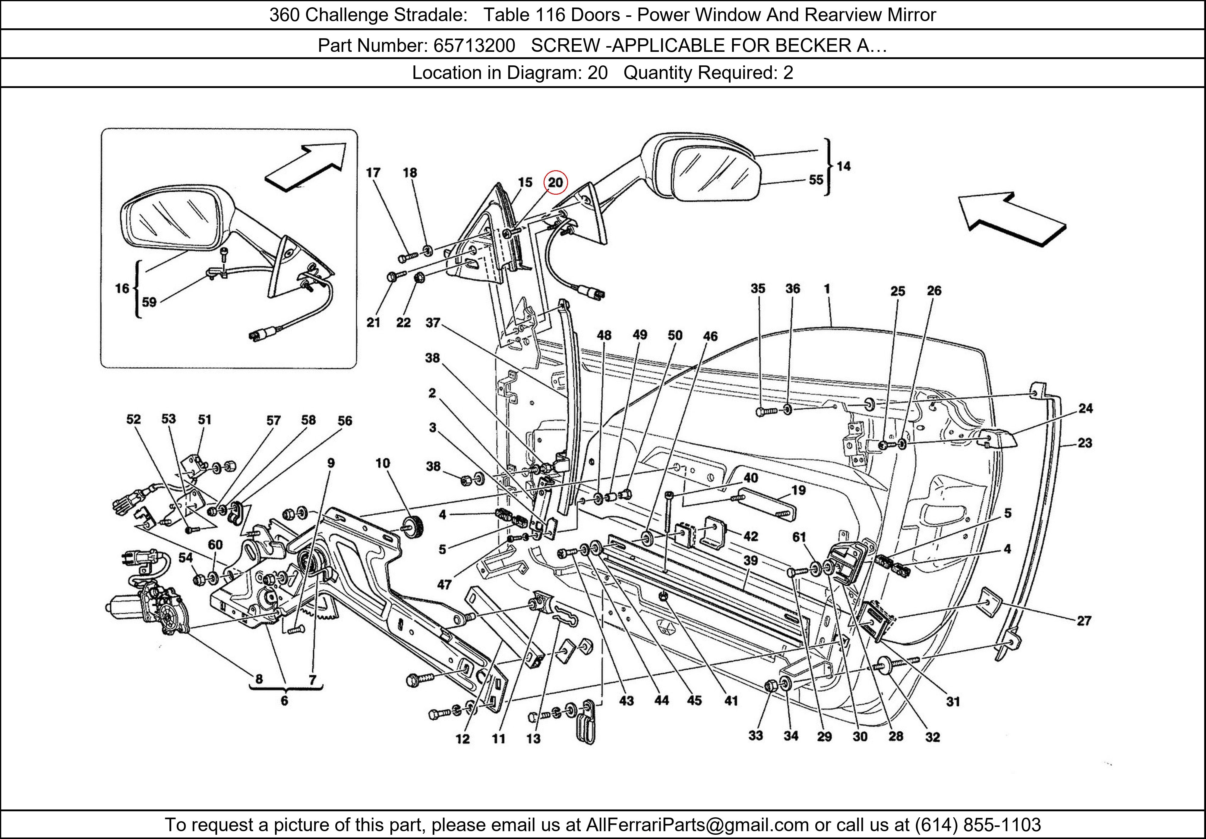 Ferrari Part 65713200