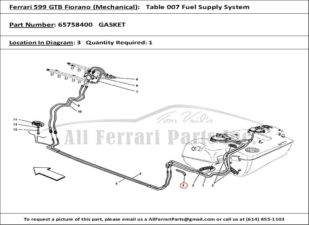 Ferrari Part 65758400