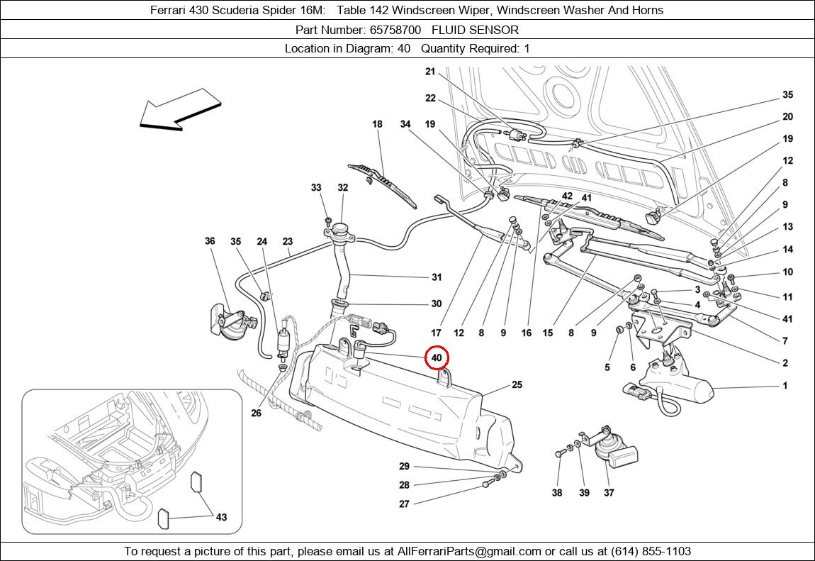 Ferrari Part 65758700