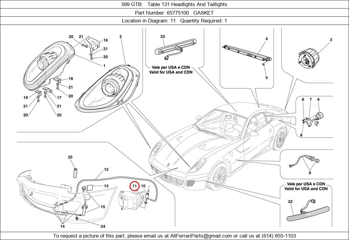 Ferrari Part 65775100