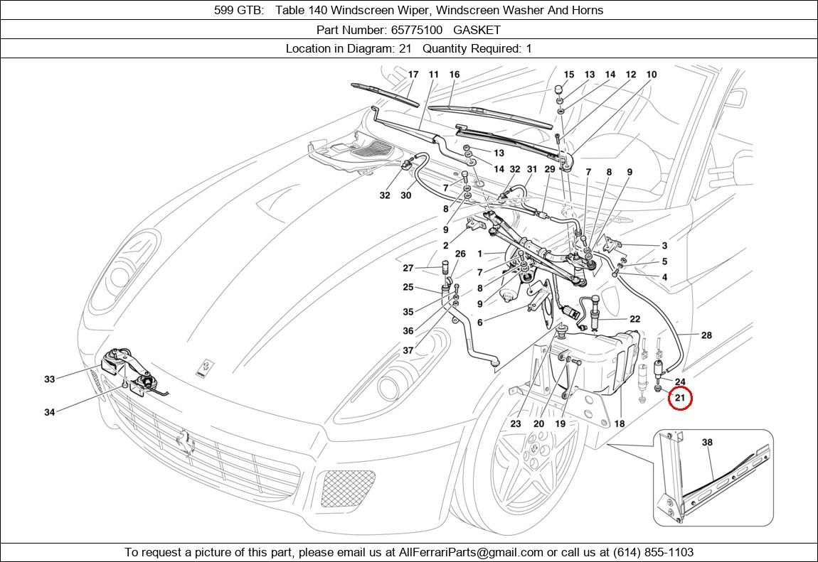 Ferrari Part 65775100