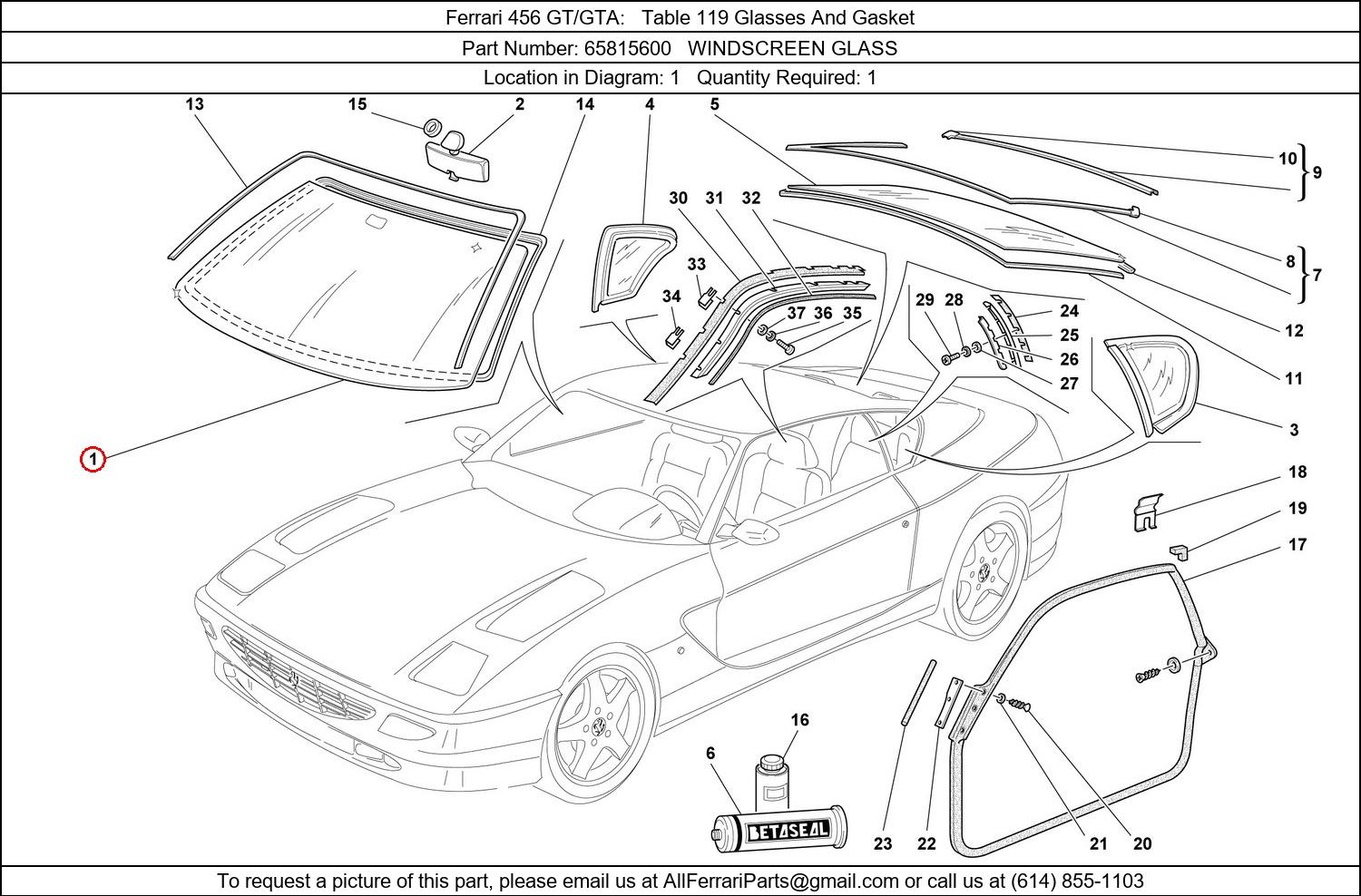 Ferrari Part 65815600