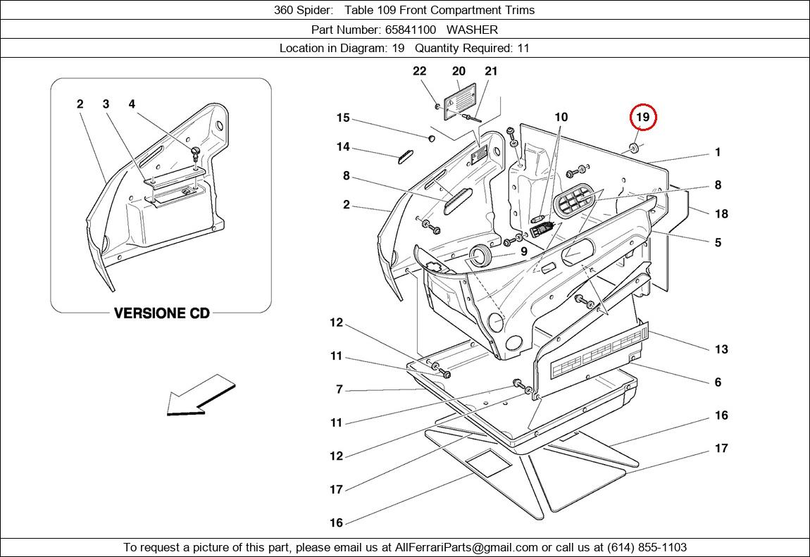 Ferrari Part 65841100