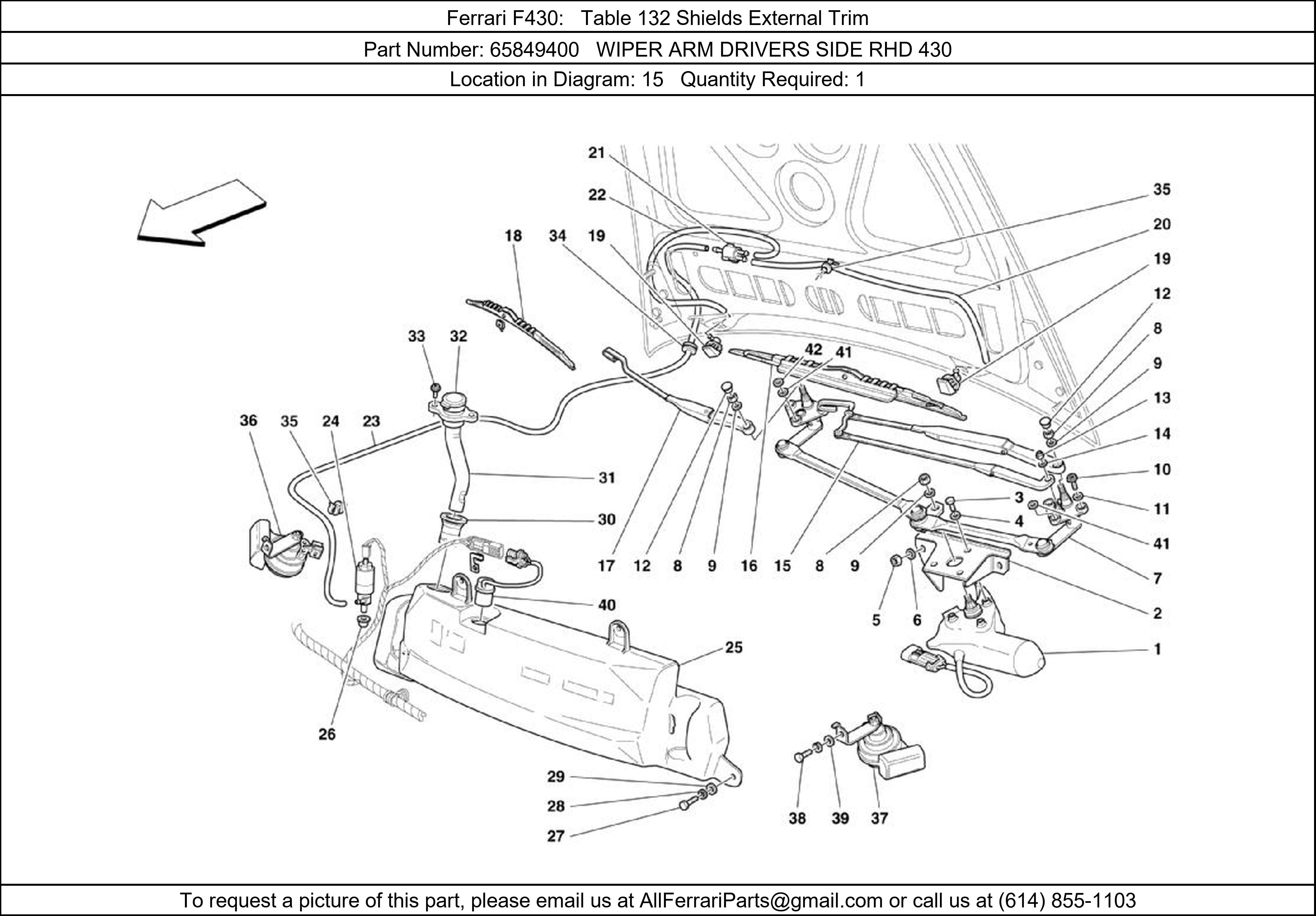 Ferrari Part 65849400