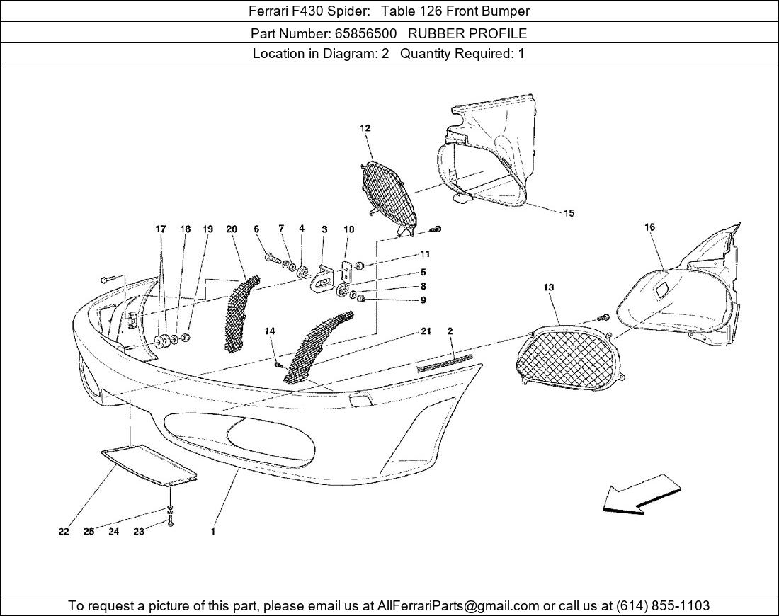 Ferrari Part 65856500