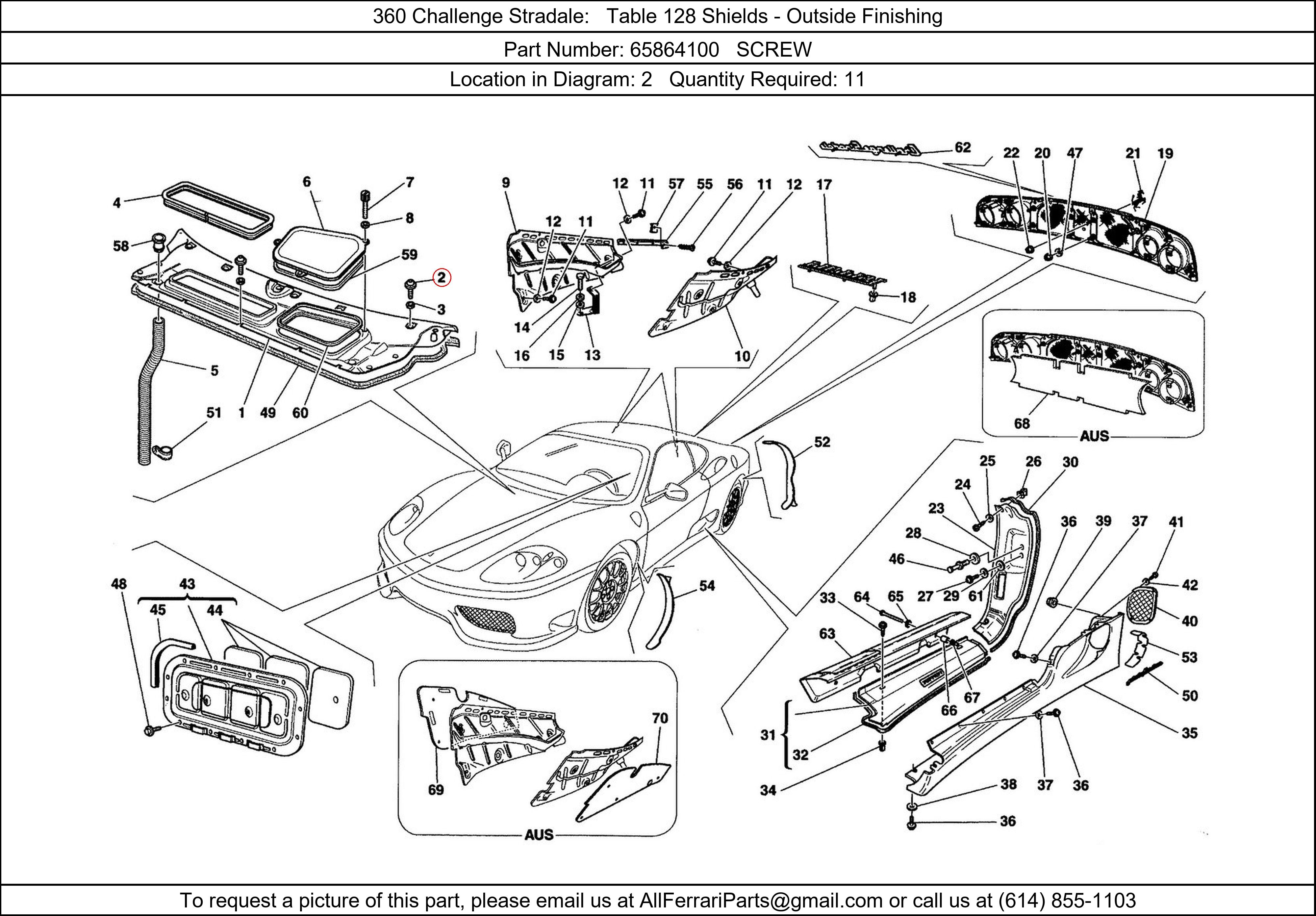 Ferrari Part 65864100