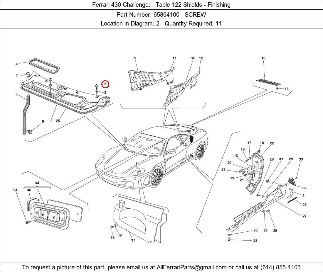 Ferrari Part 65864100