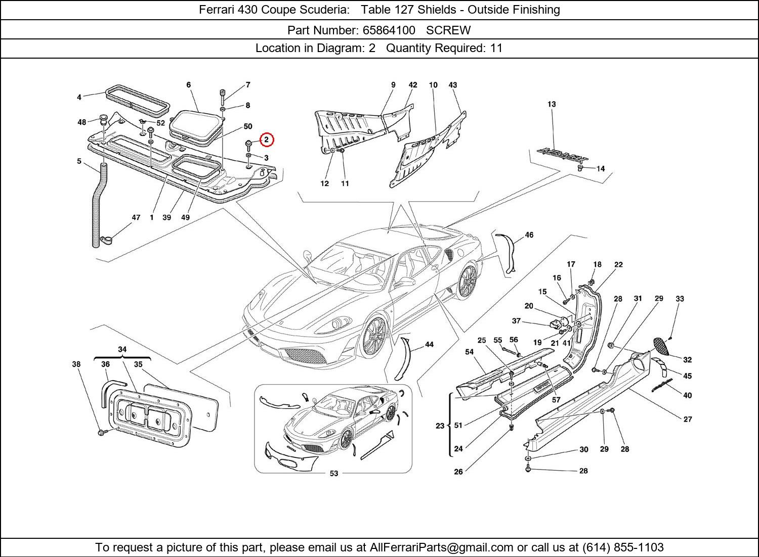 Ferrari Part 65864100