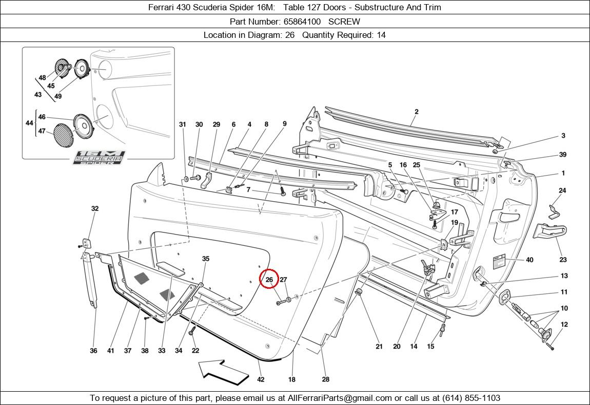 Ferrari Part 65864100