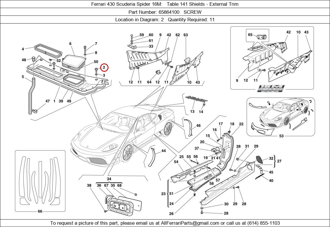 Ferrari Part 65864100