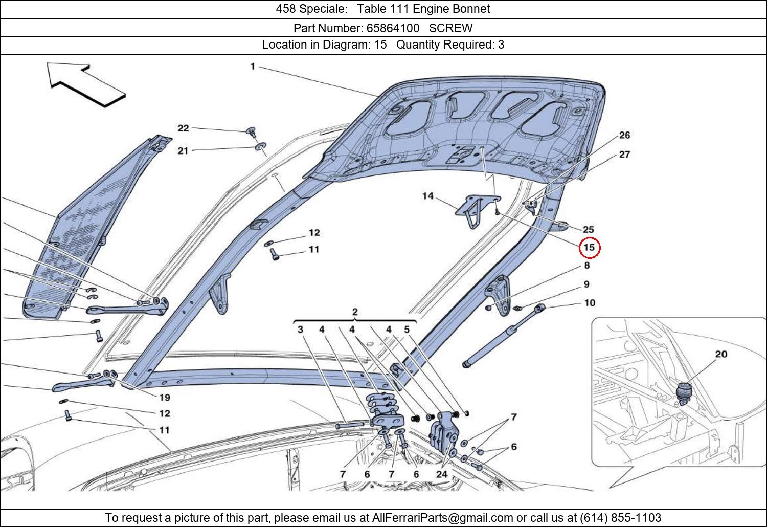 Ferrari Part 65864100