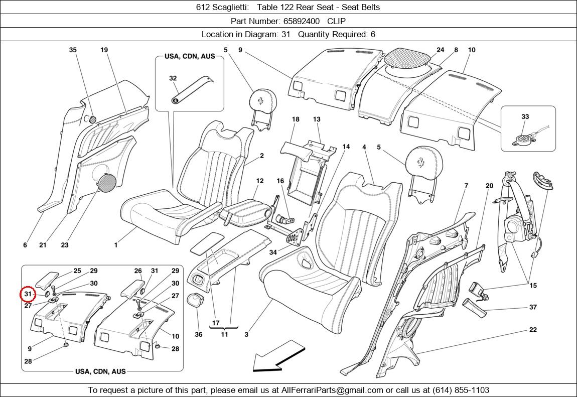 Ferrari Part 65892400