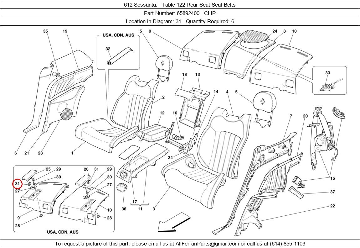 Ferrari Part 65892400