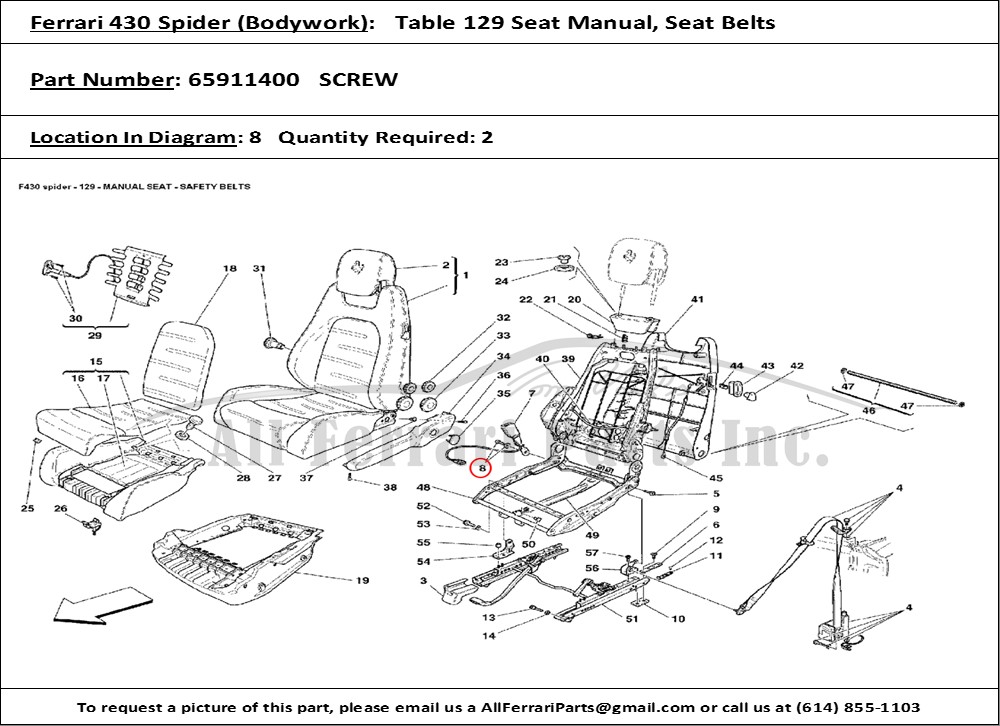 Ferrari Part 65911400