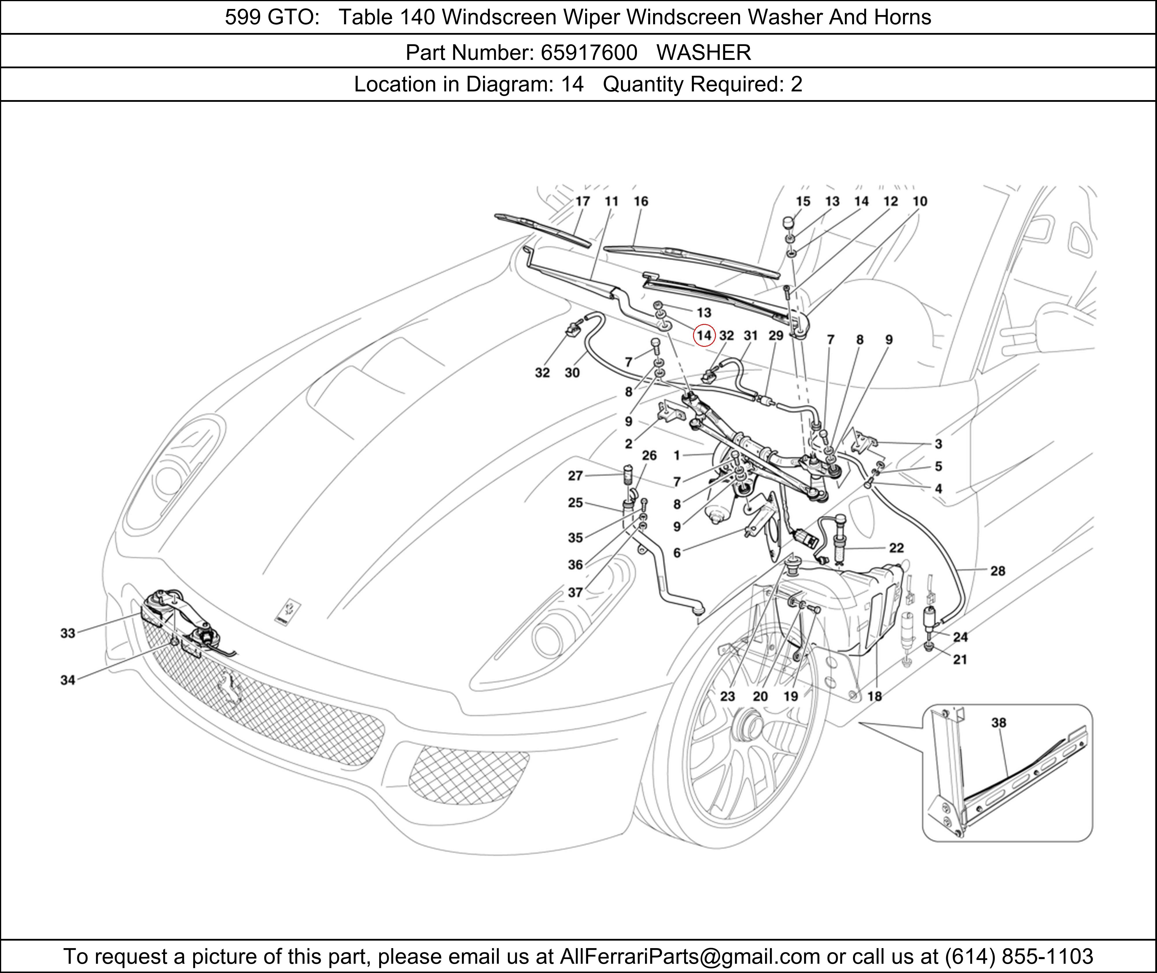 Ferrari Part 65917600