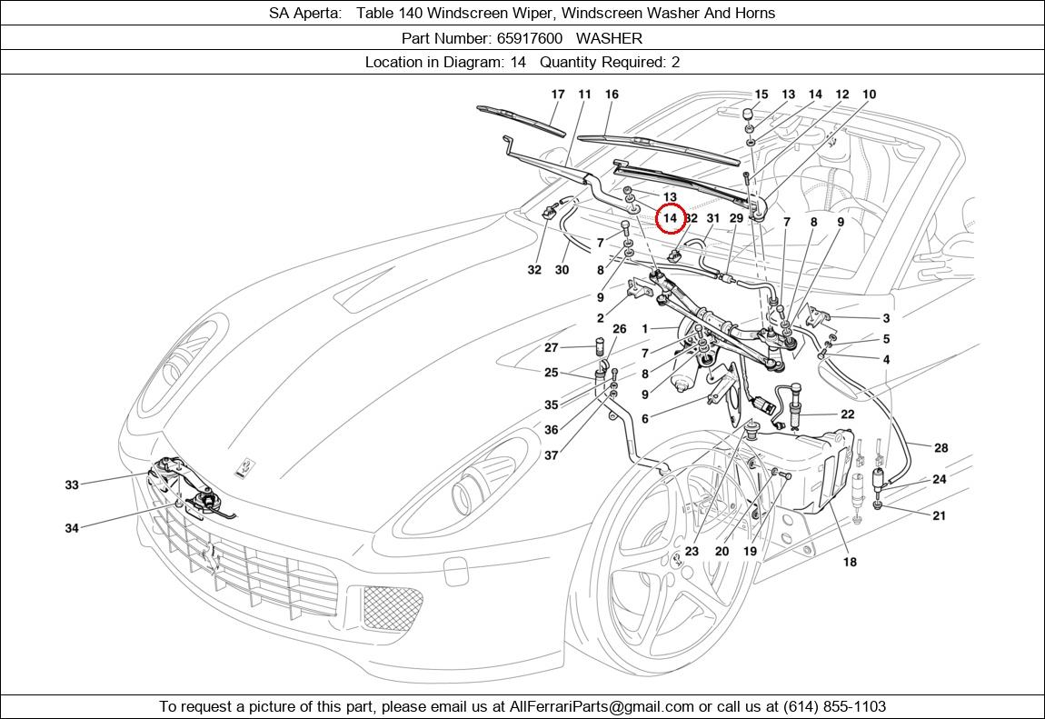 Ferrari Part 65917600