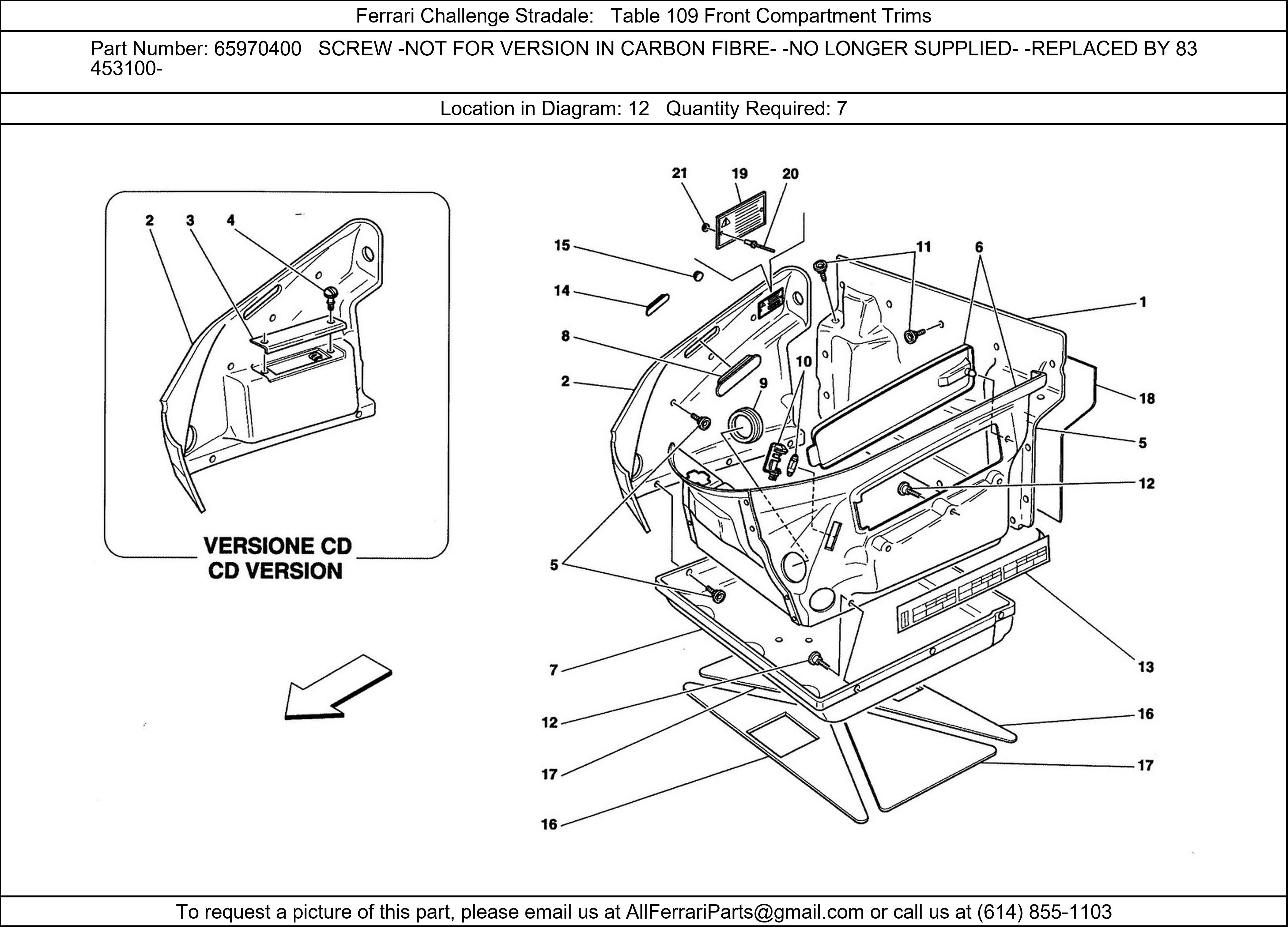 Ferrari Part 65970400