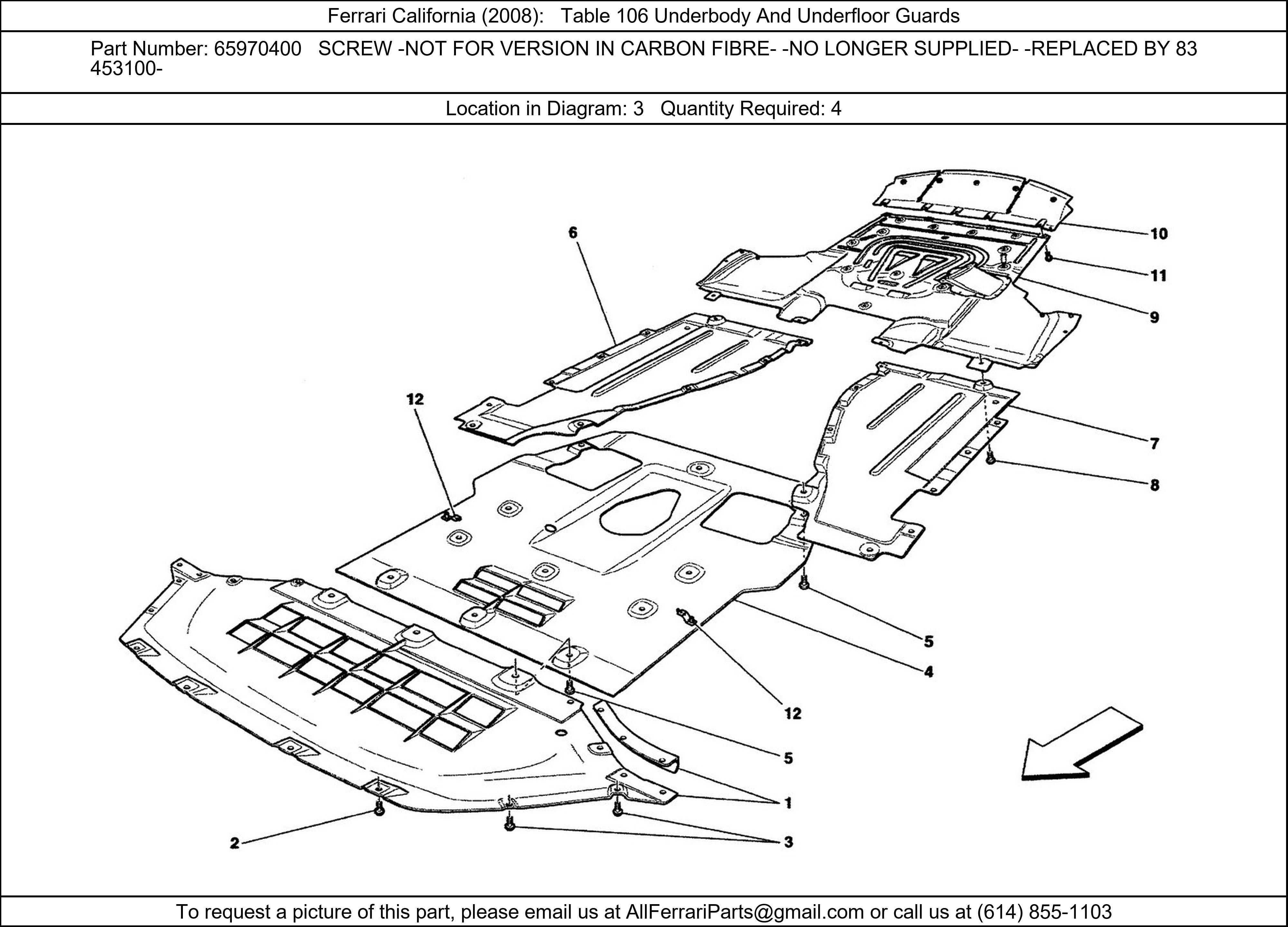 Ferrari Part 65970400
