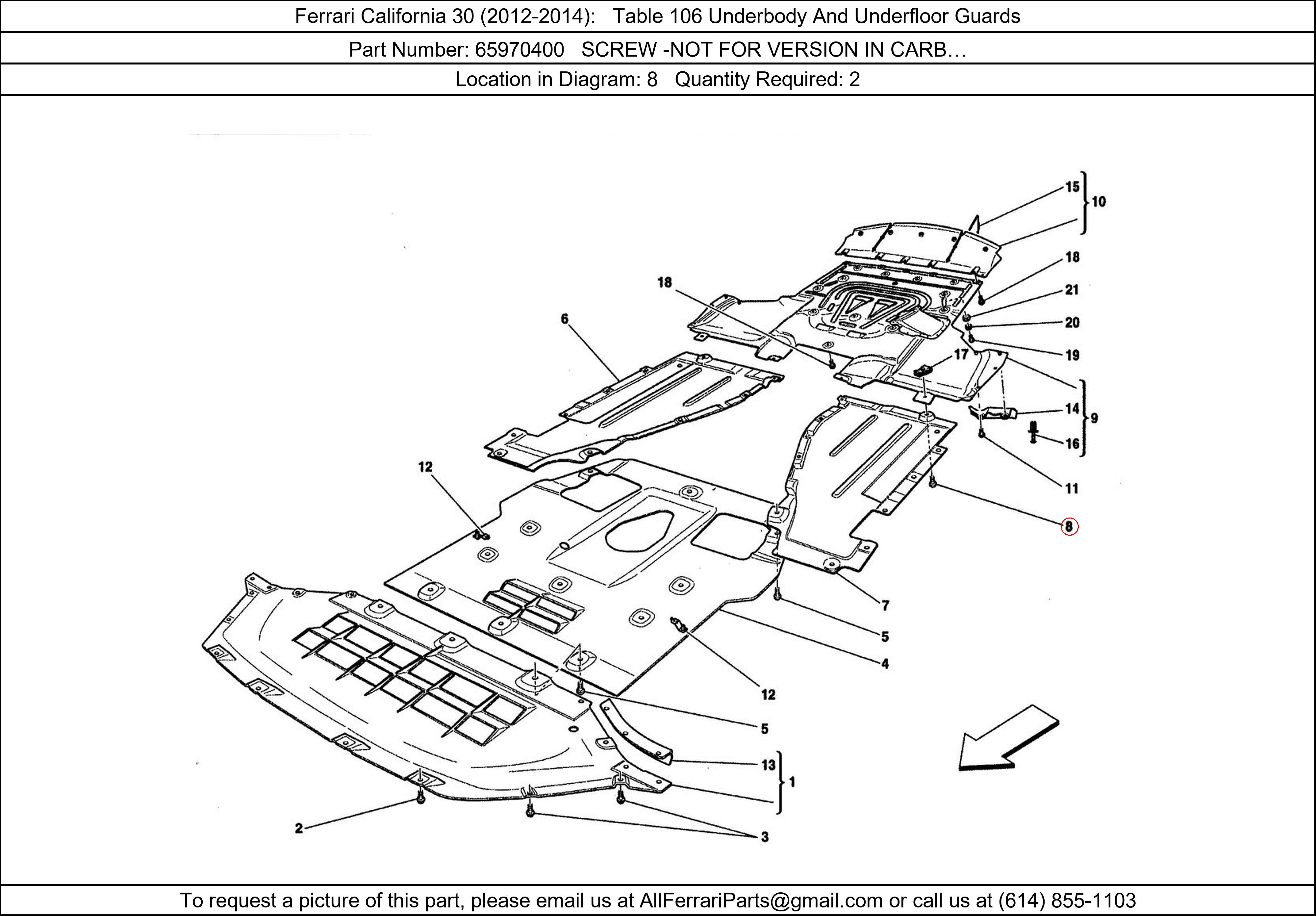 Ferrari Part 65970400