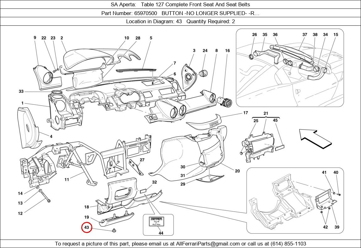 Ferrari Part 65970500