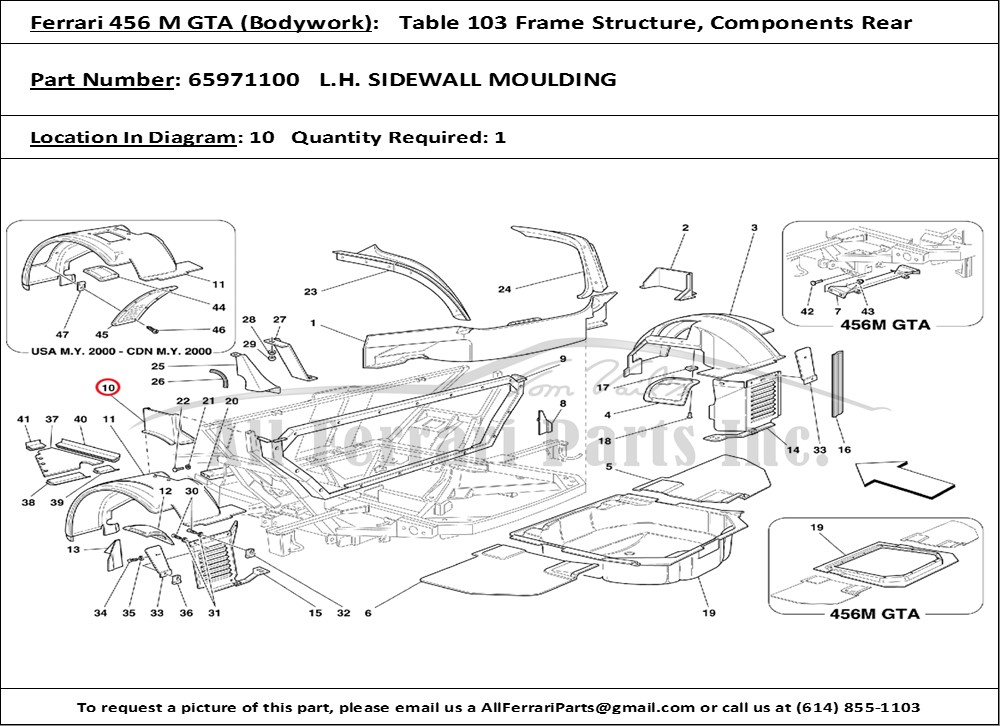 Ferrari Part 65971100