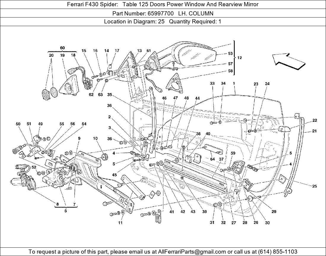 Ferrari Part 65997700