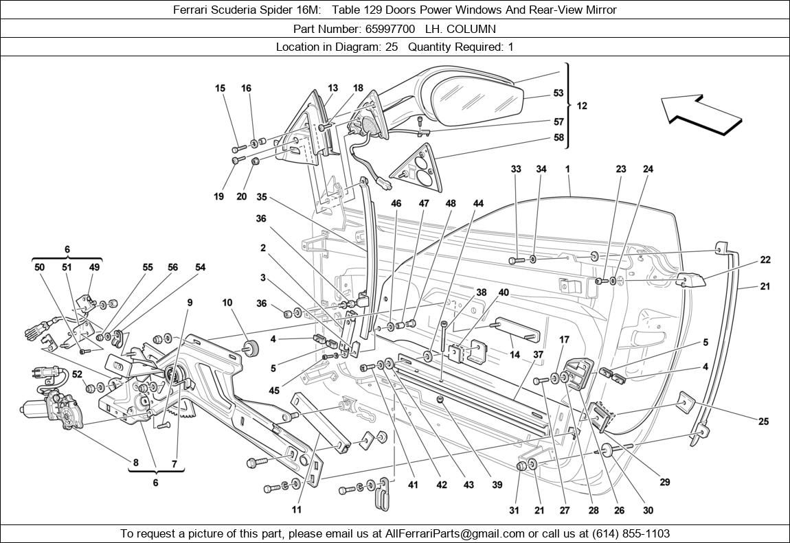Ferrari Part 65997700