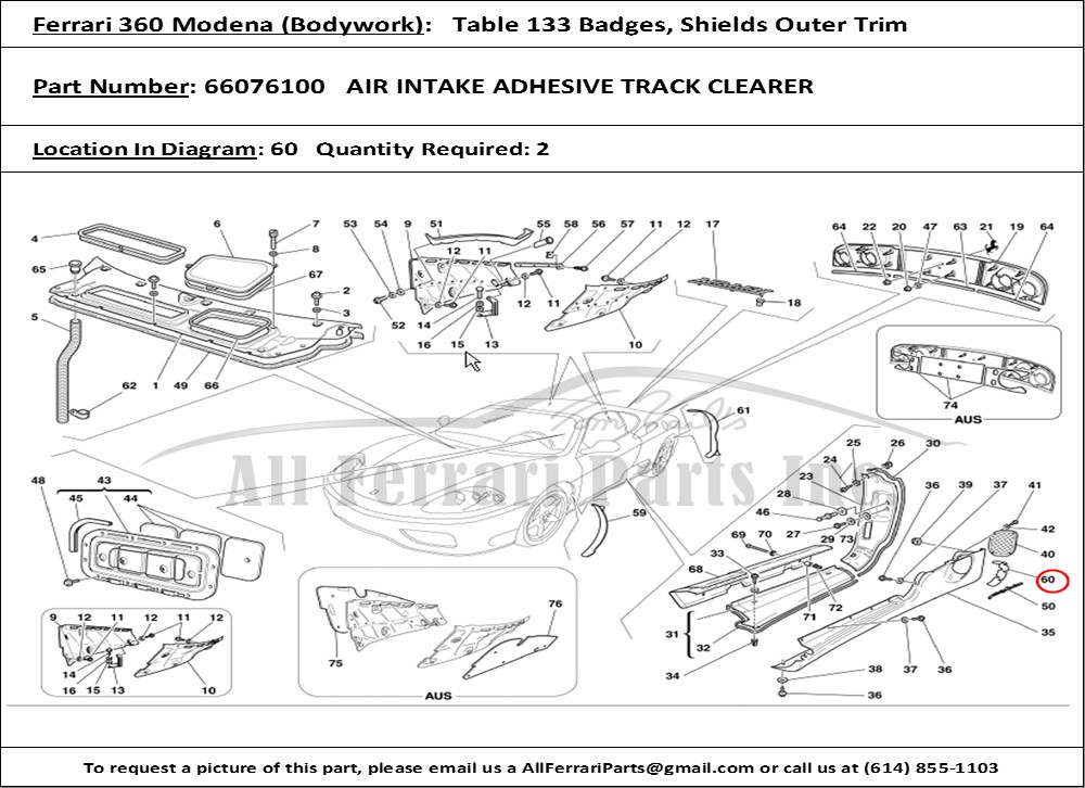 Ferrari Part 66076100