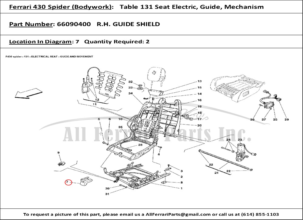 Ferrari Part 66090400