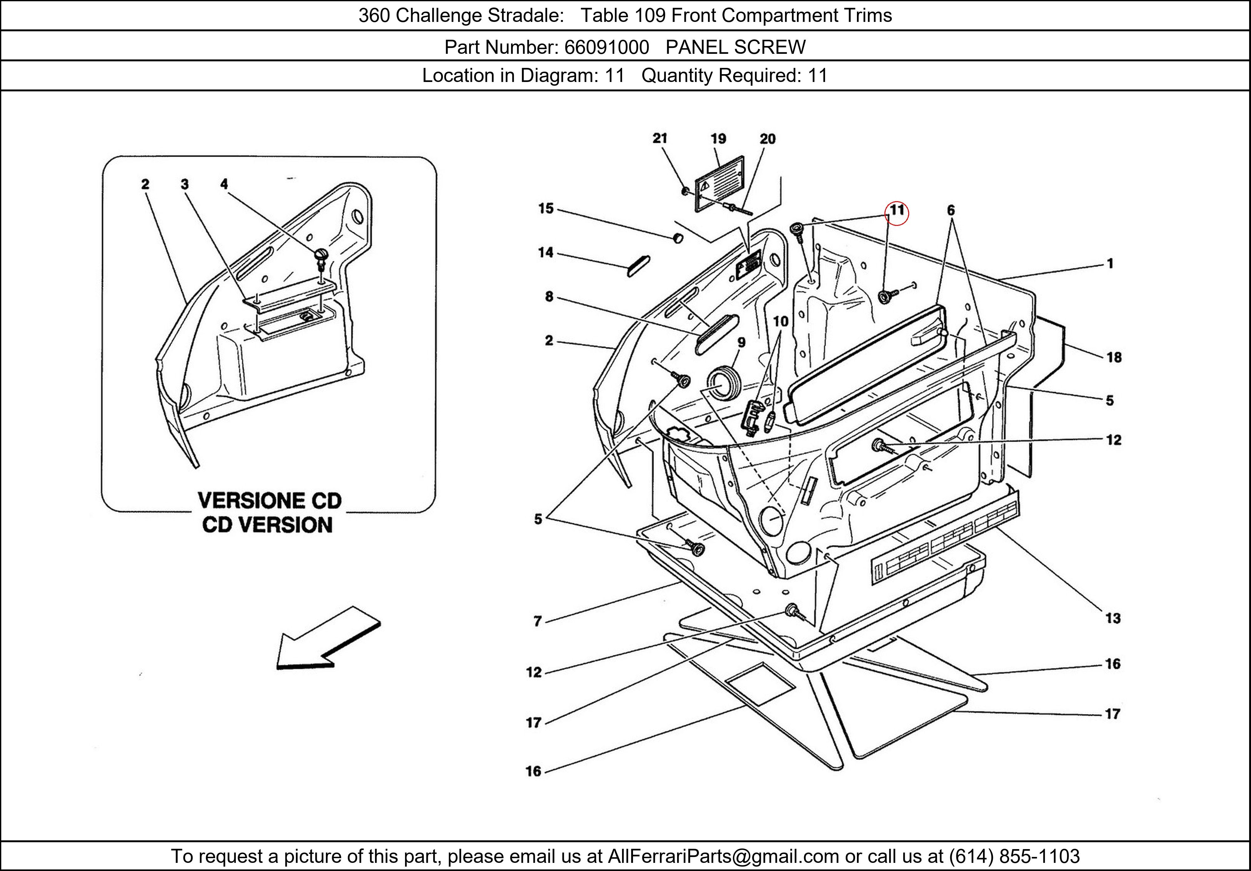 Ferrari Part 66091000