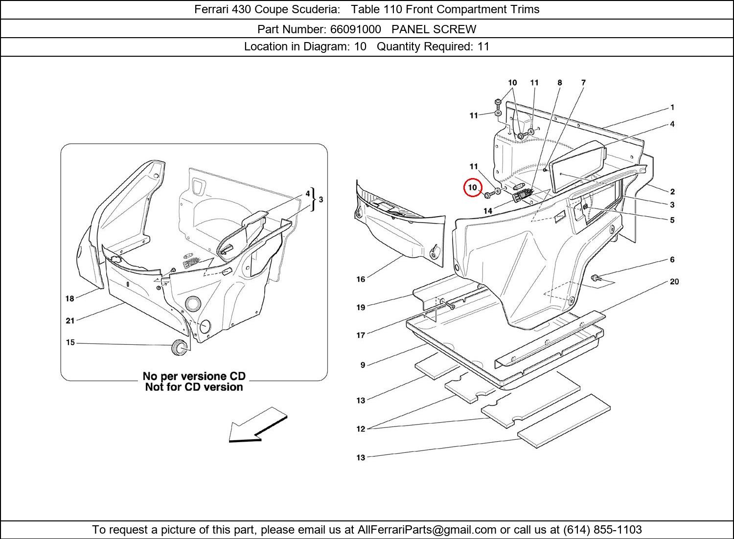 Ferrari Part 66091000
