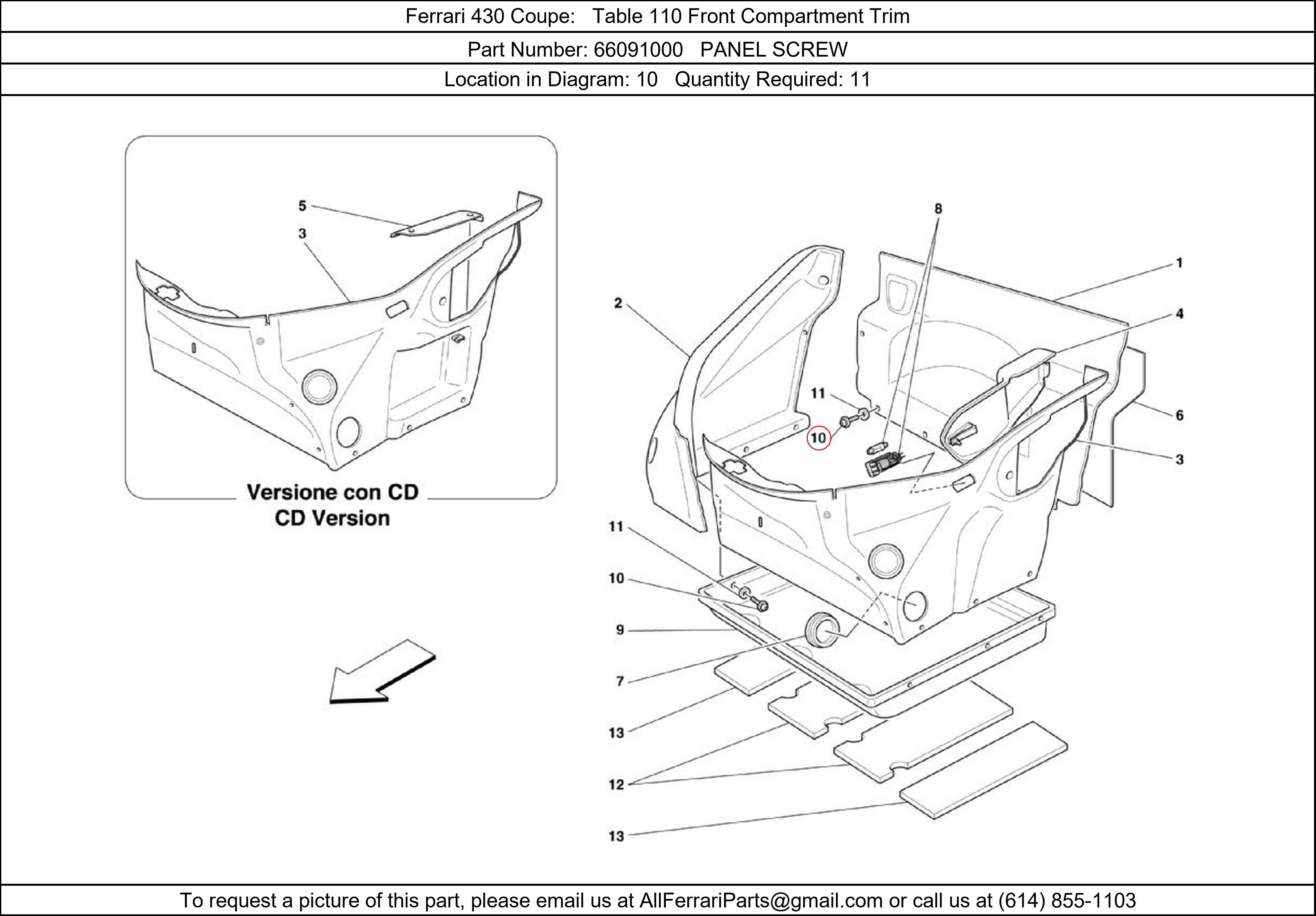 Ferrari Part 66091000