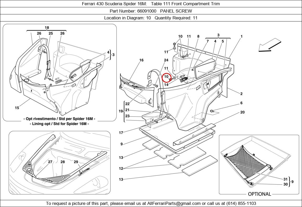 Ferrari Part 66091000