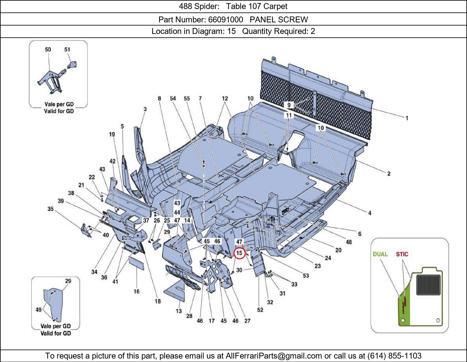 Ferrari Part 66091000