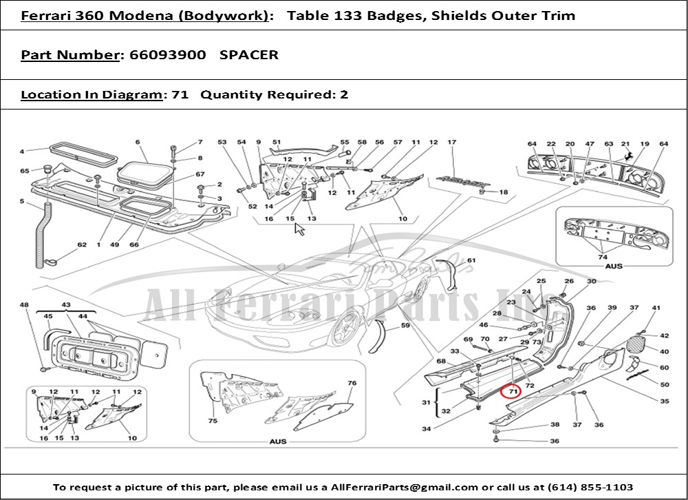 Ferrari Part 66093900