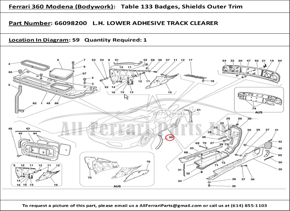 Ferrari Part 66098200