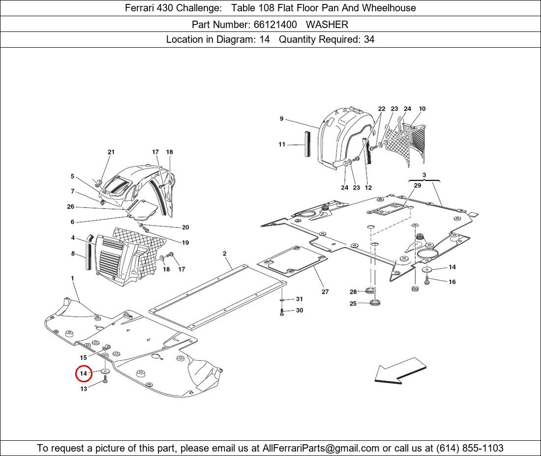 Ferrari Part 66121400