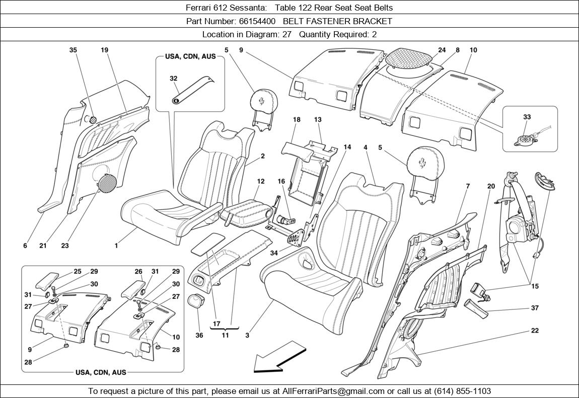 Ferrari Part 66154400