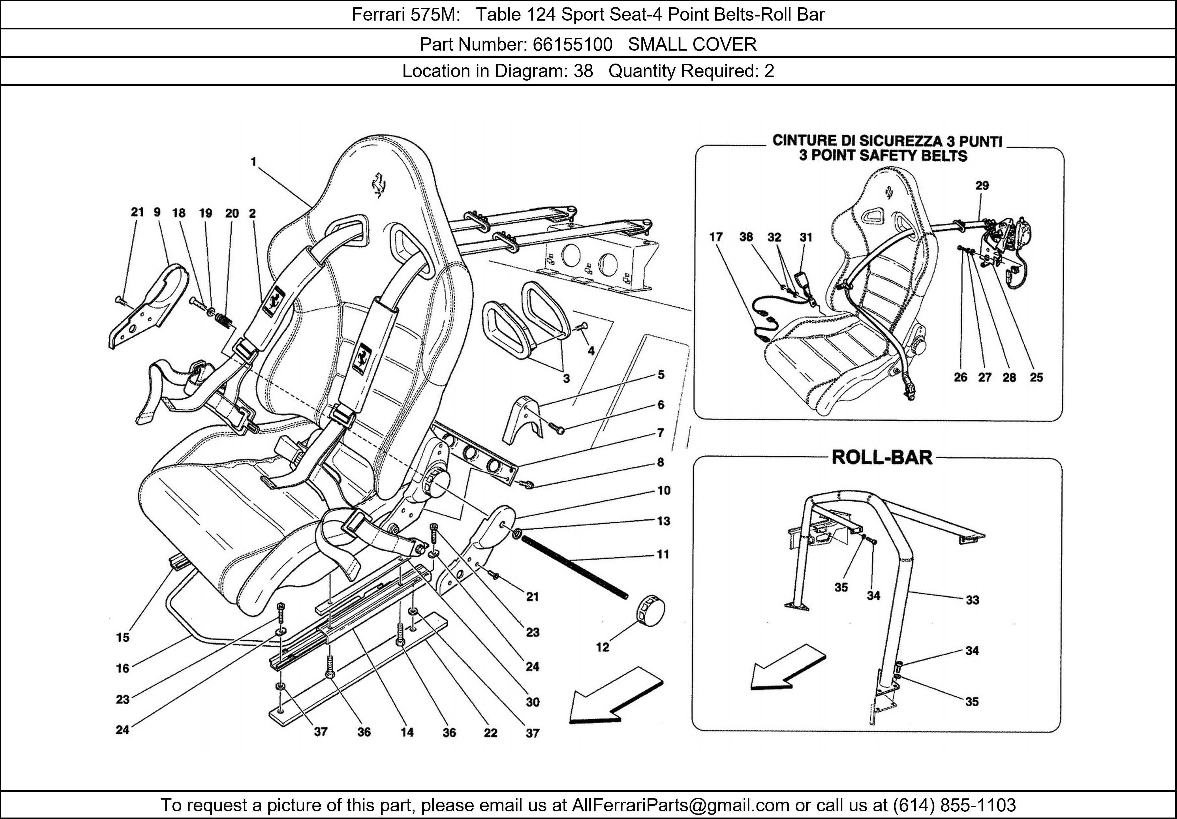 Ferrari Part 66155100