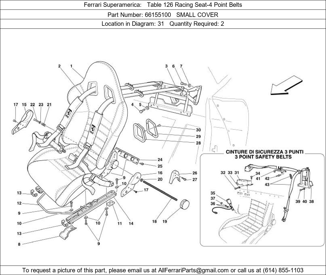 Ferrari Part 66155100