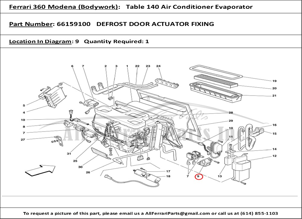 Ferrari Part 66159100