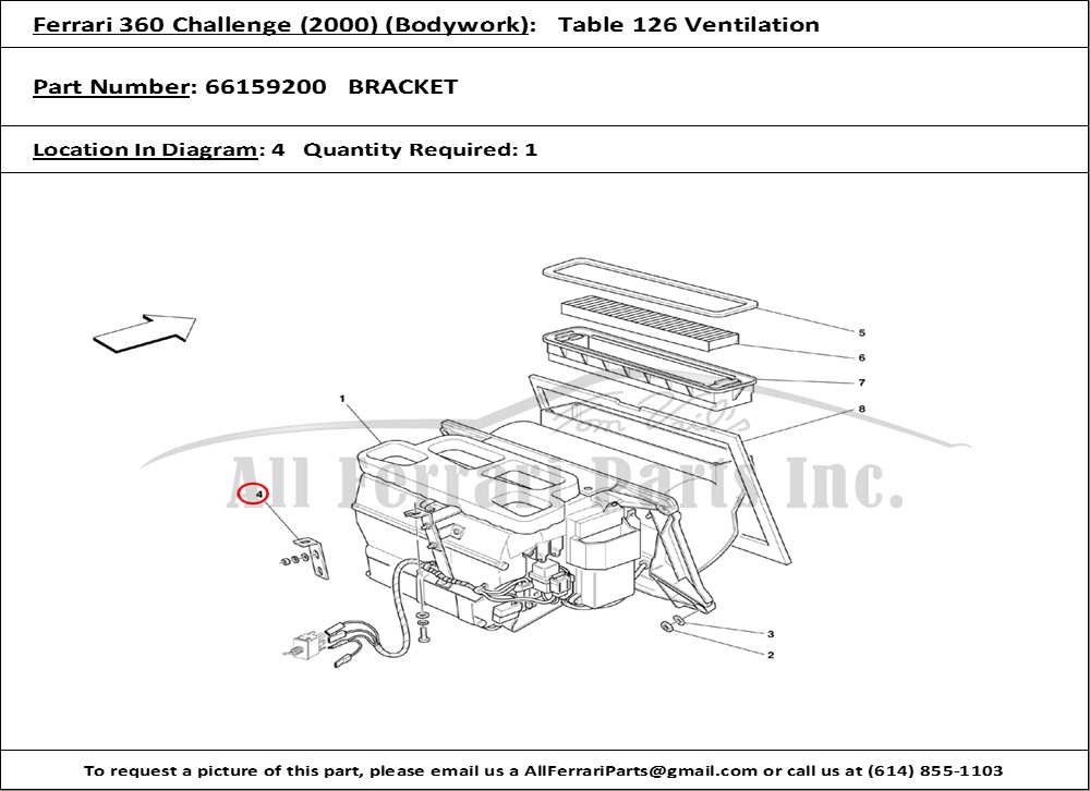 Ferrari Part 66159200