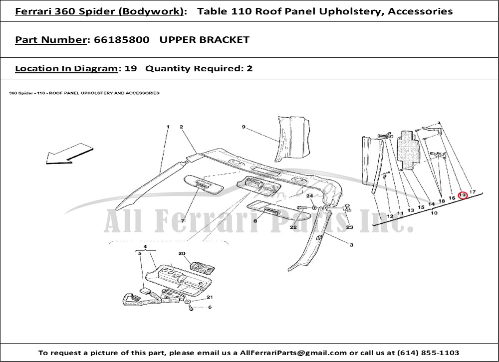 Ferrari Part 66185800