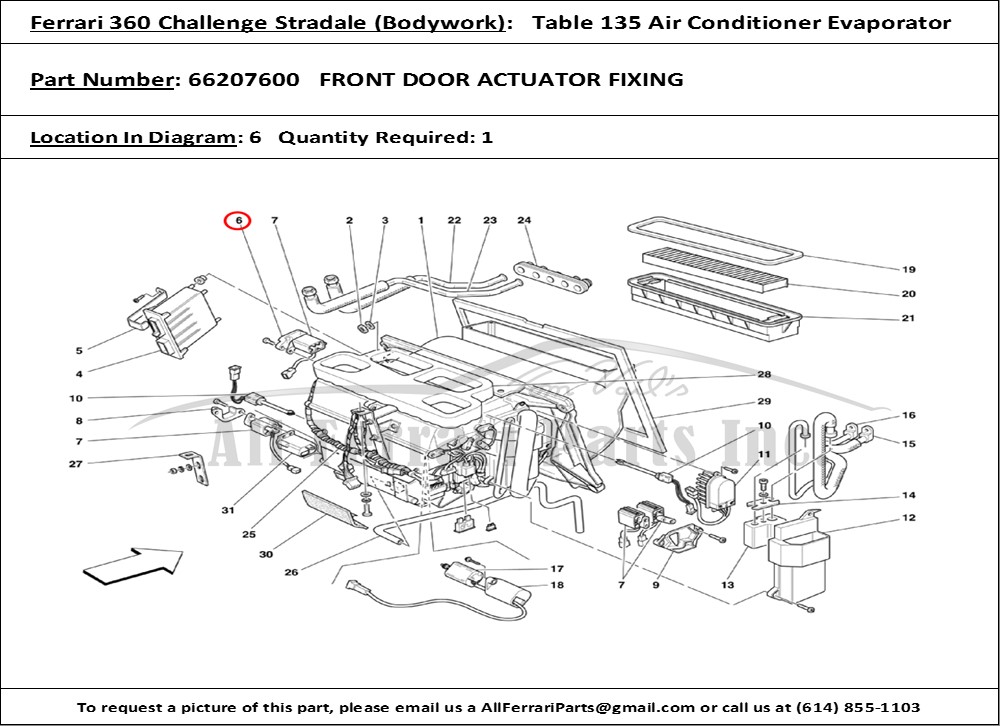 Ferrari Part 66207600