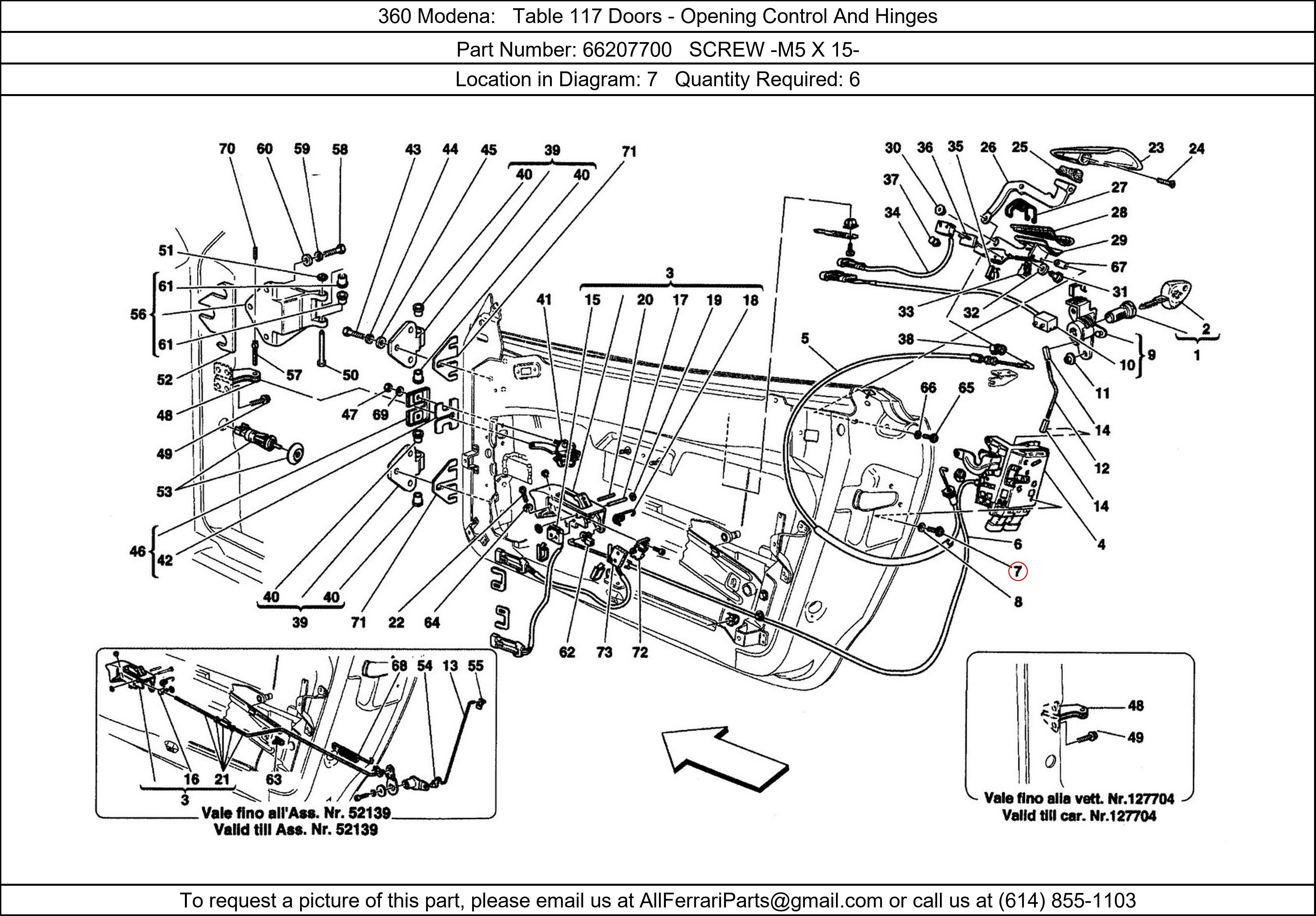 Ferrari Part 66207700