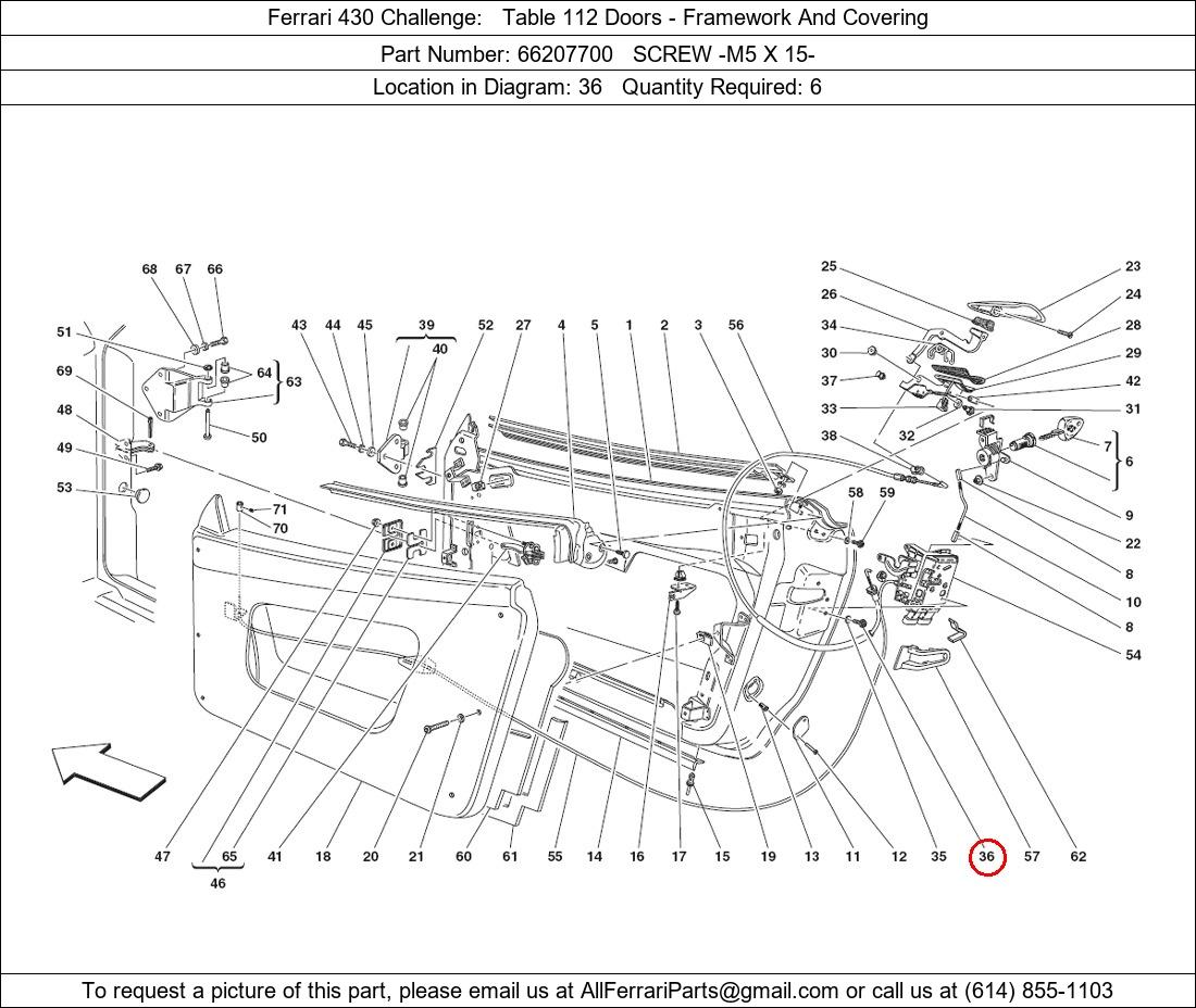 Ferrari Part 66207700