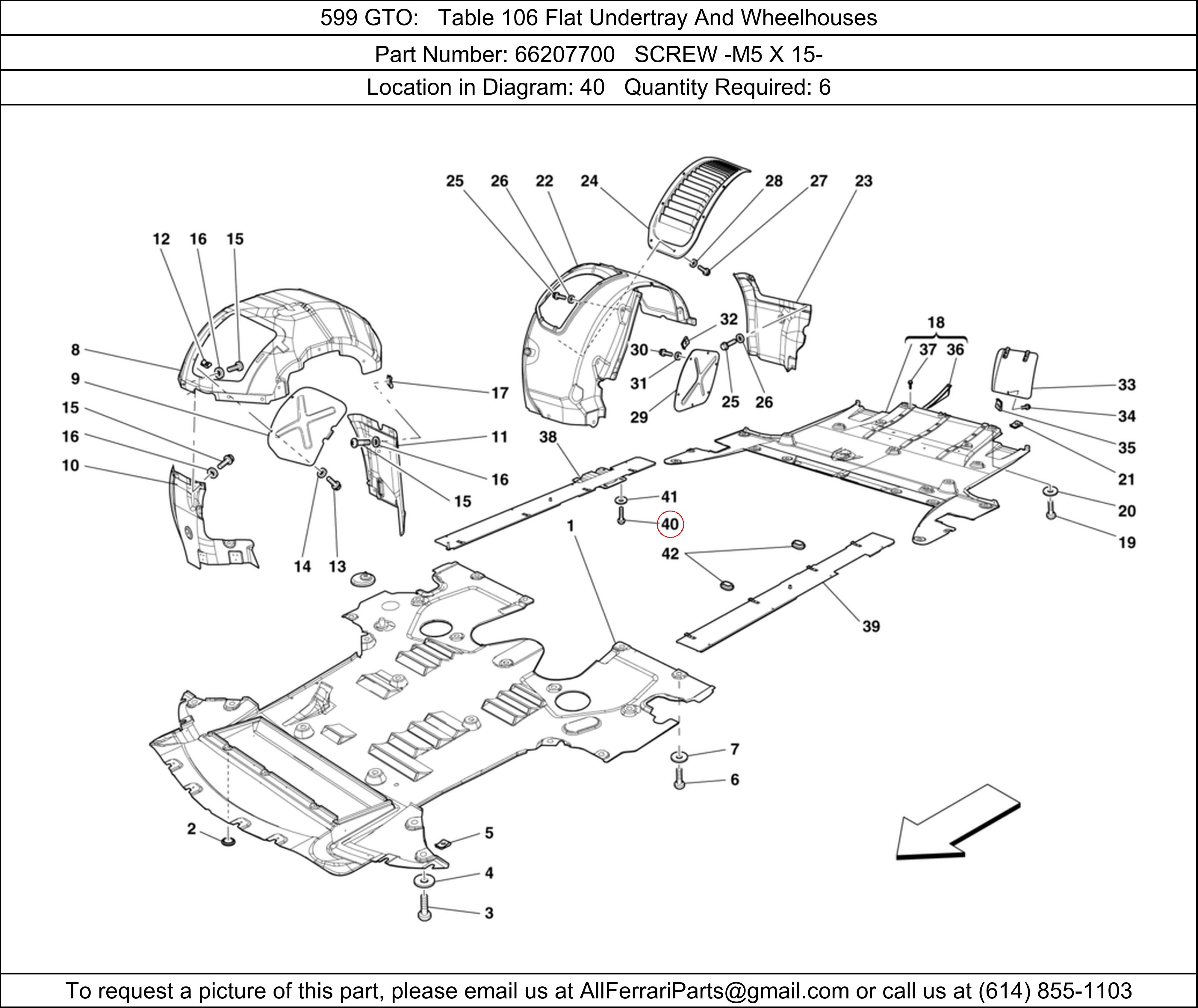 Ferrari Part 66207700
